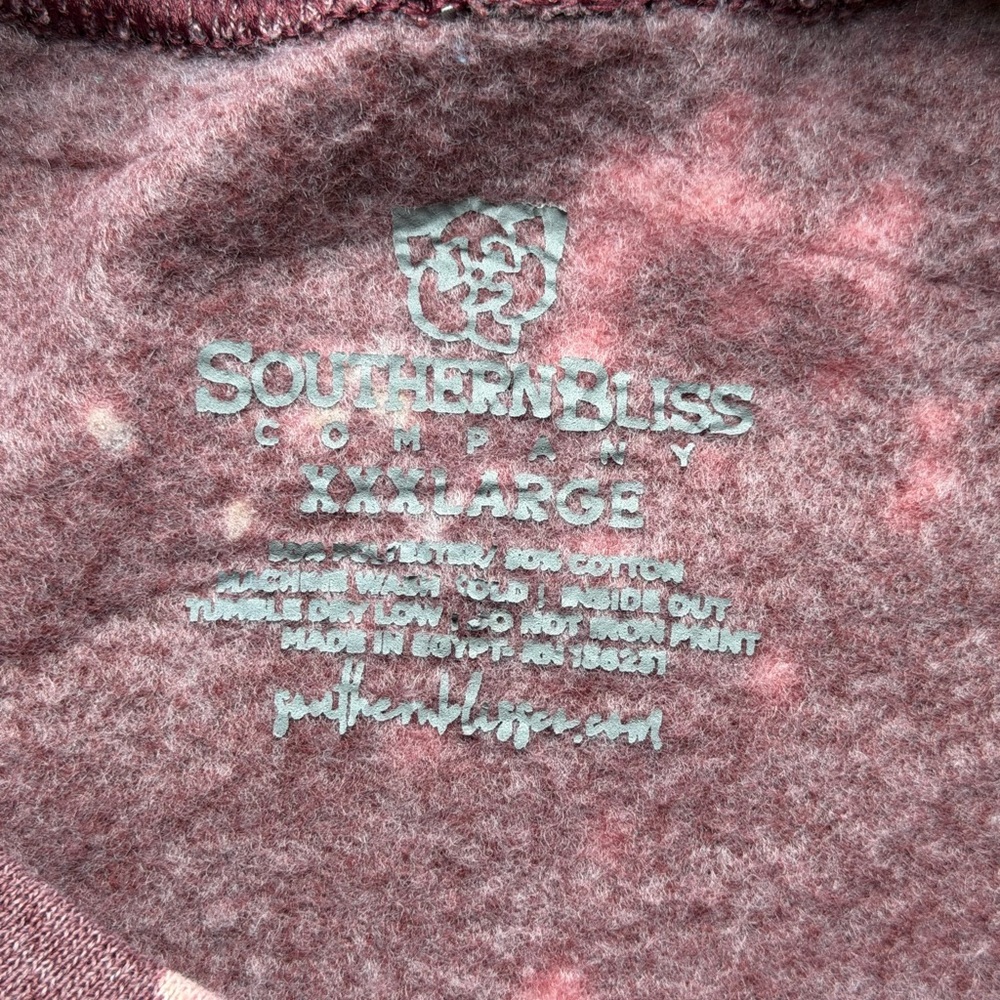 Women's Casual Maroon Sweatshirt - Picture 4 of 5